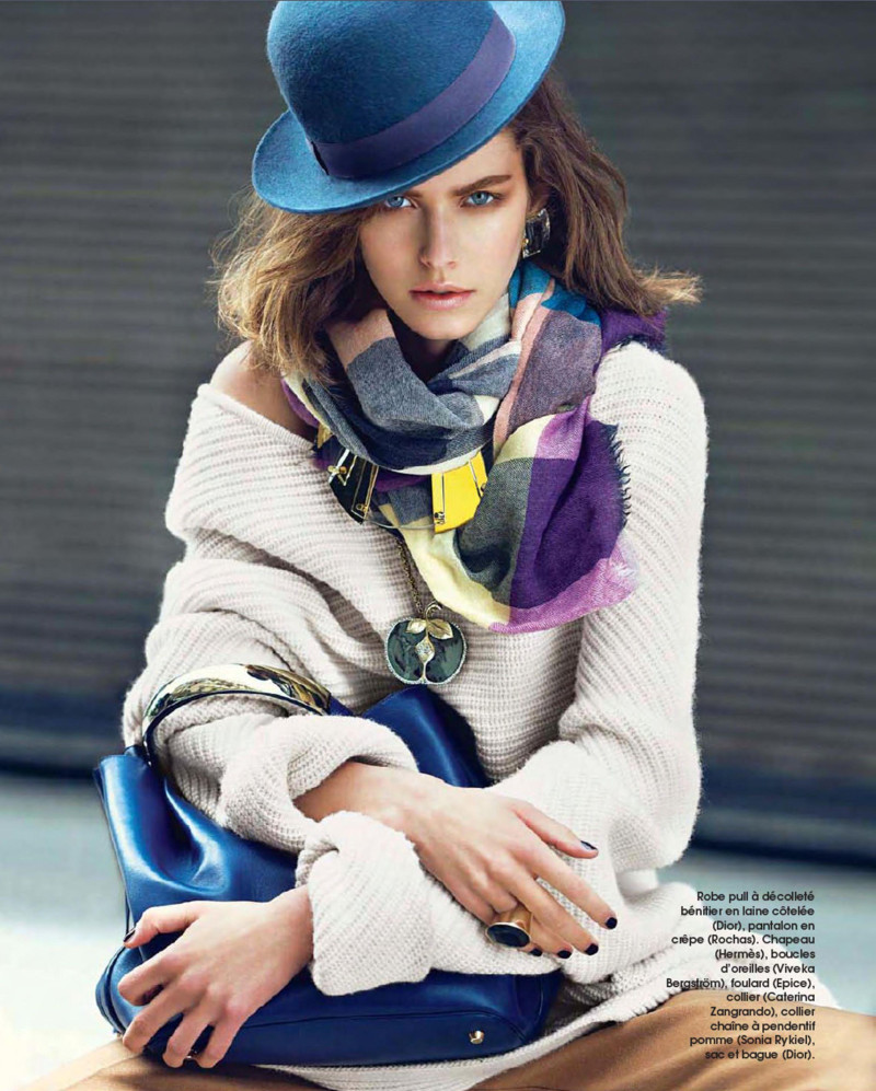 Alexandra Hochguertel featured in Knit, October 2014