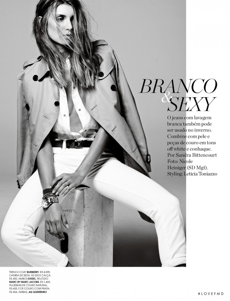 Camila Mingori featured in Branco & Sexy, May 2013