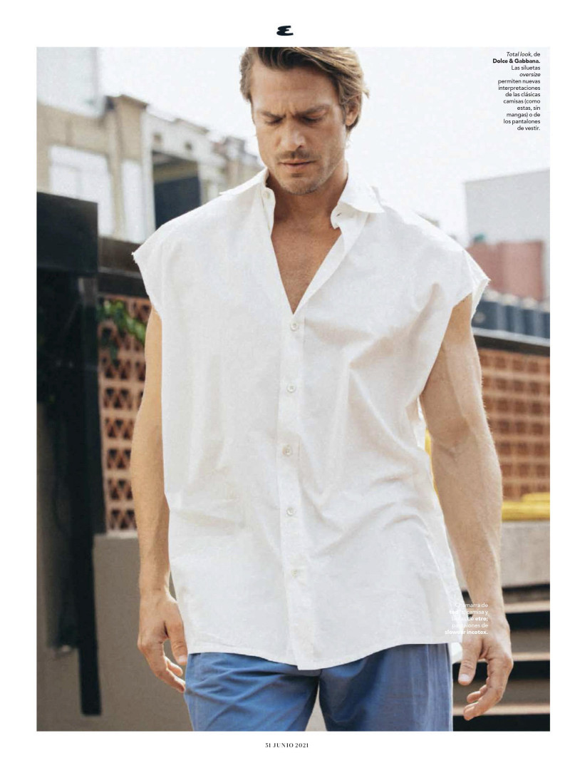 Jason Morgan featured in Estilo, June 2021