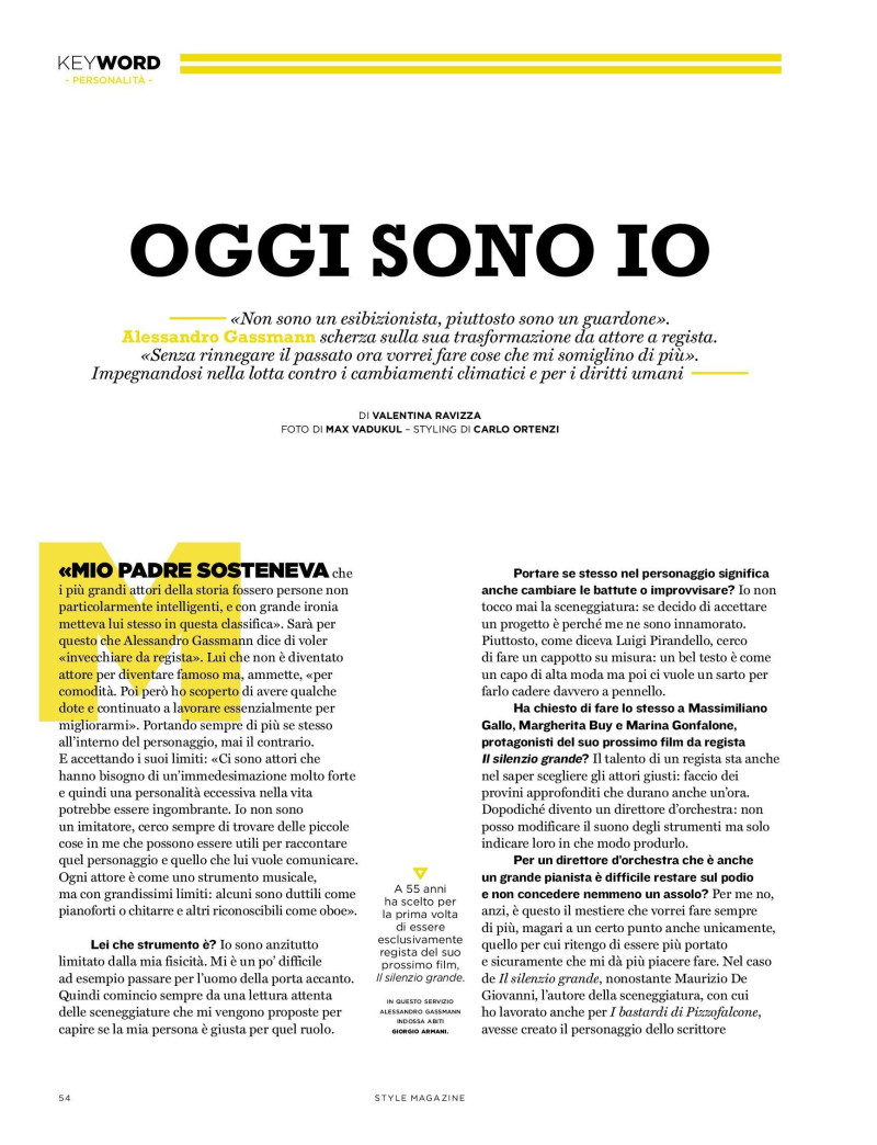 Oggi Sono Io, April 2021