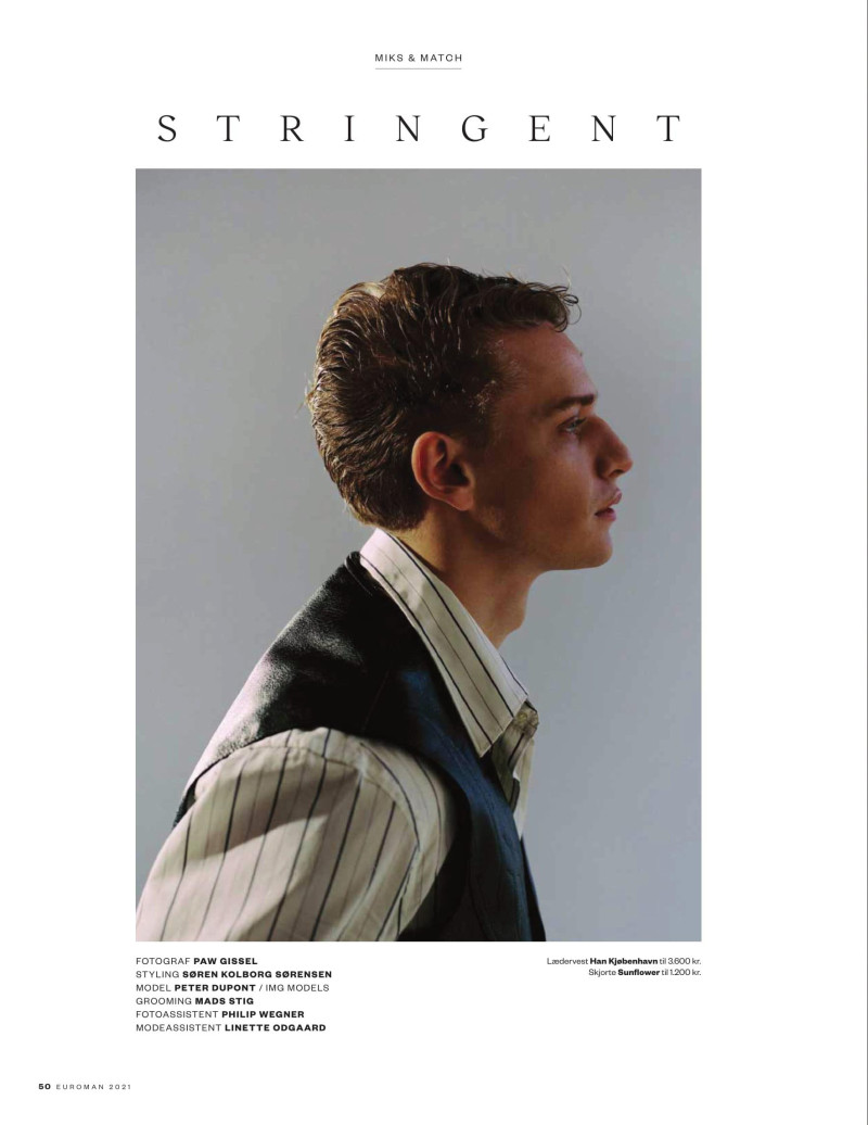 Peter Dupont featured in Stringent, March 2021