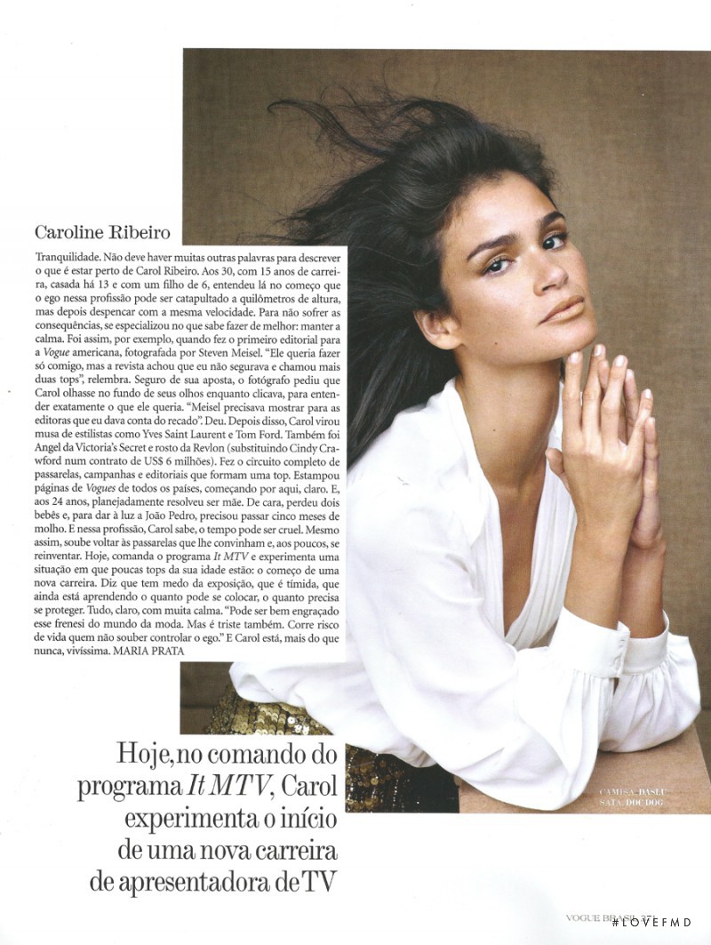 Caroline Ribeiro featured in Dream Team, May 2010