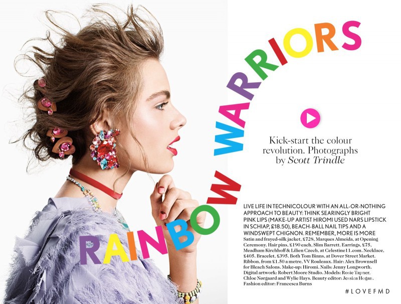 Rosie Tapner featured in Rainbow Warriors, June 2013