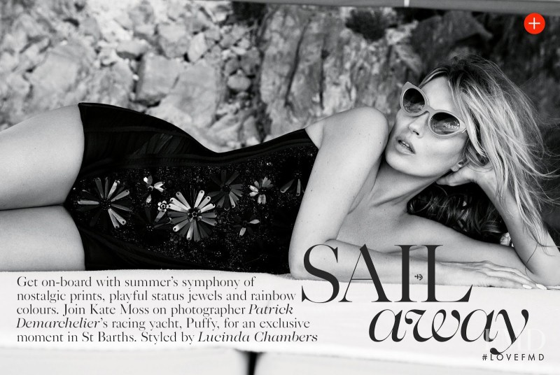 Kate Moss featured in Sail Away, June 2013