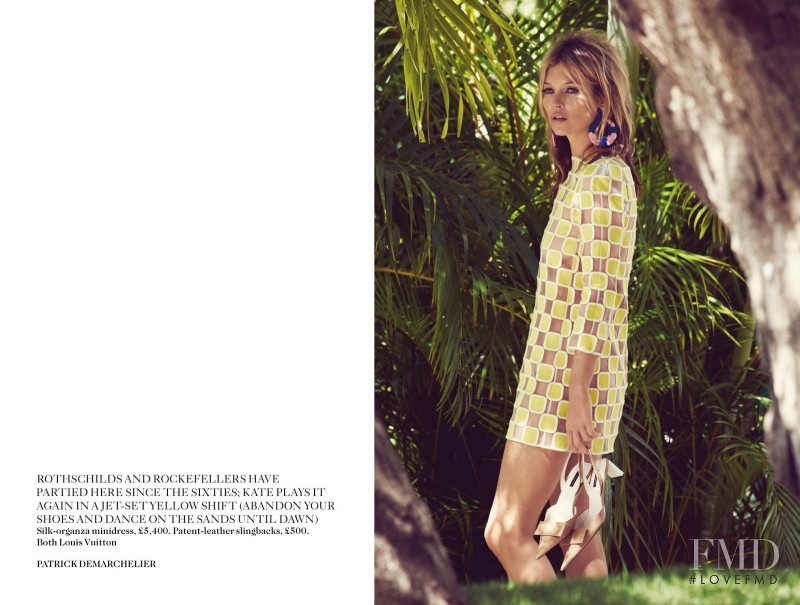 Kate Moss featured in Sail Away, June 2013