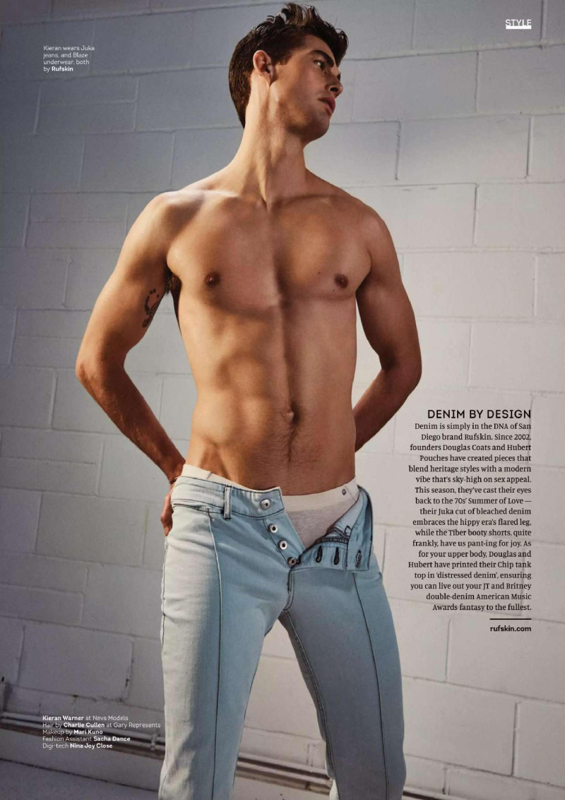 Kieran Warner featured in Crush, February 2021