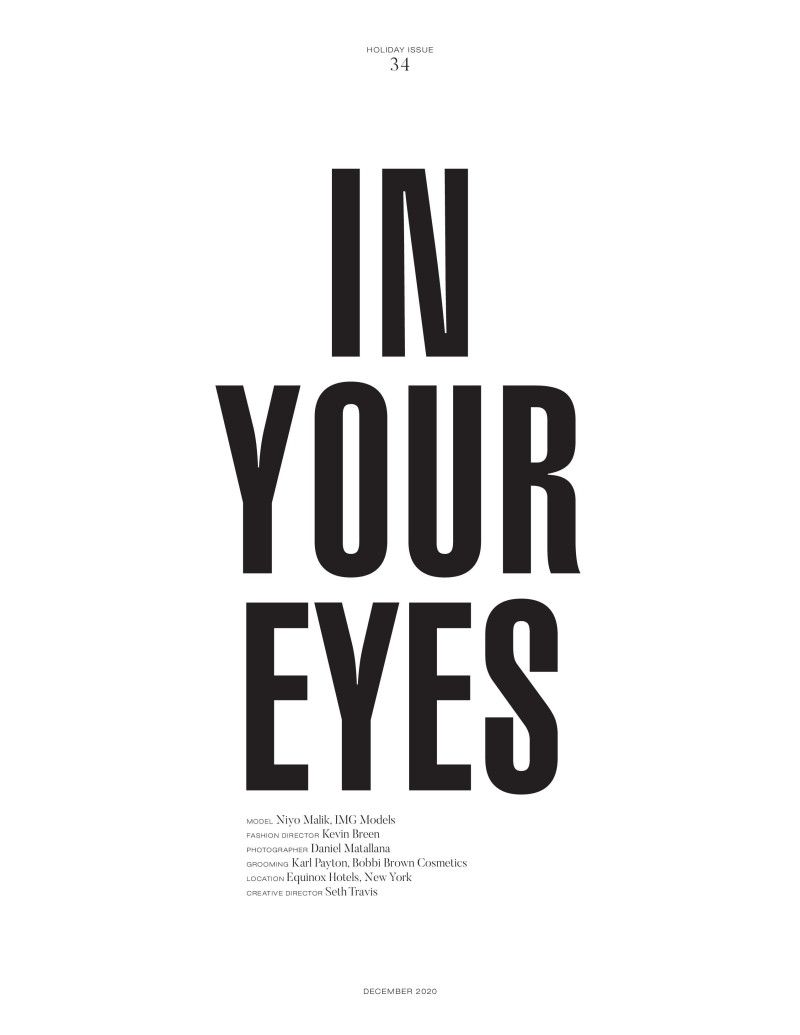 In Your Eyes, December 2020