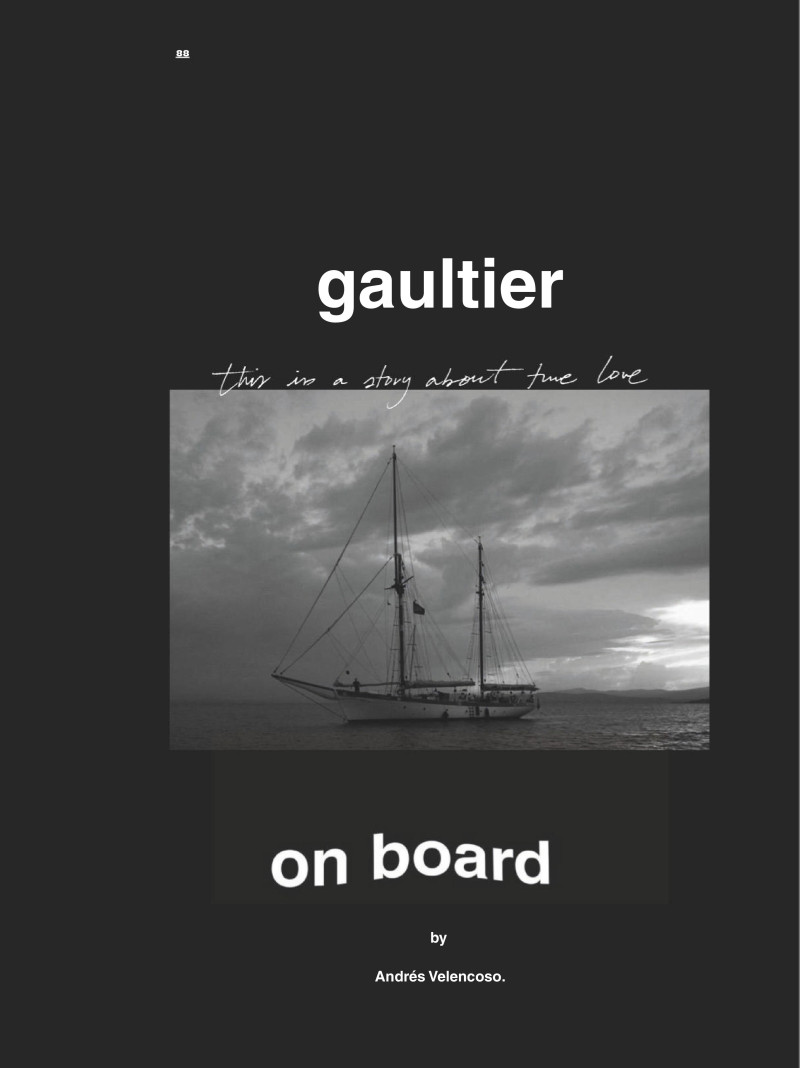 Gaultier On Board, December 2020