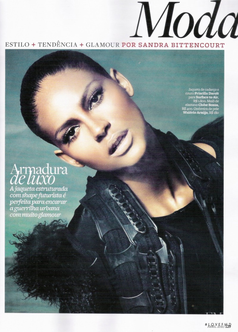 Emanuela de Paula featured in Guerreira Futurista, April 2010