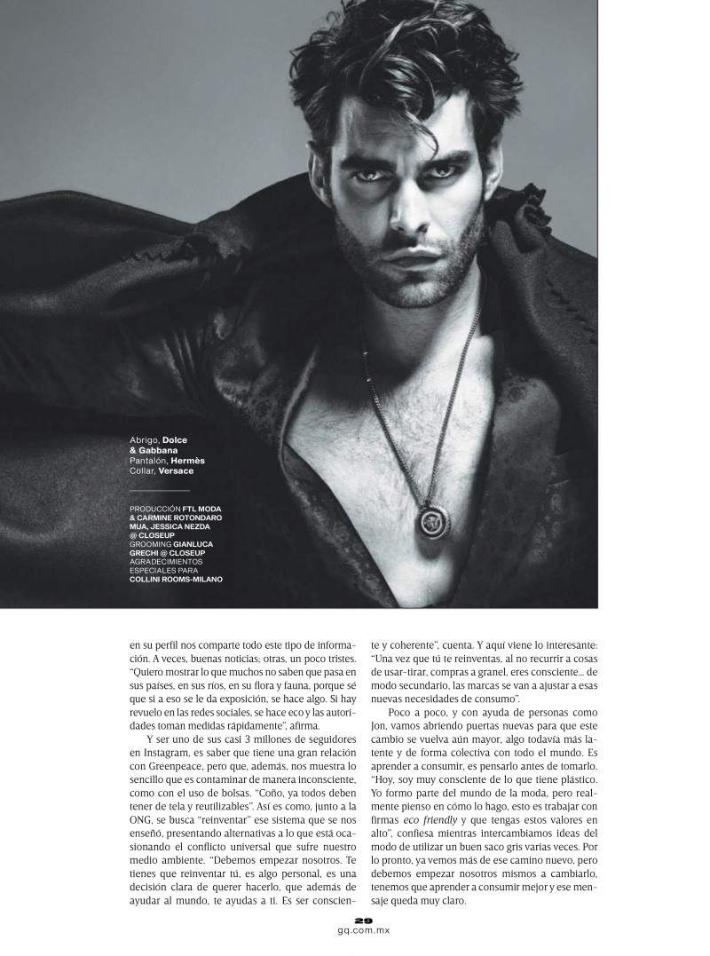 Jon Kortajarena featured in Style: Voces De Cambio, December 2020