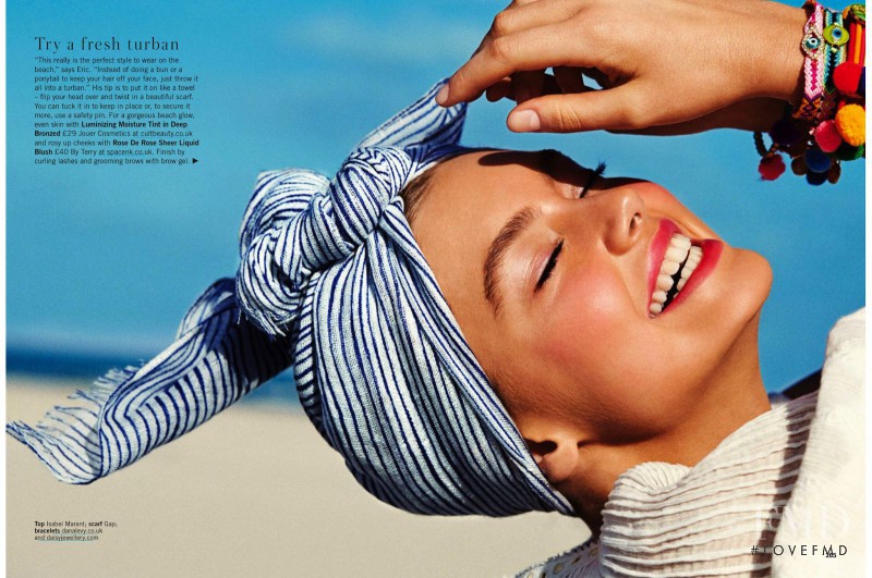 Hanna Verhees featured in Hot Beachy Hair, June 2013