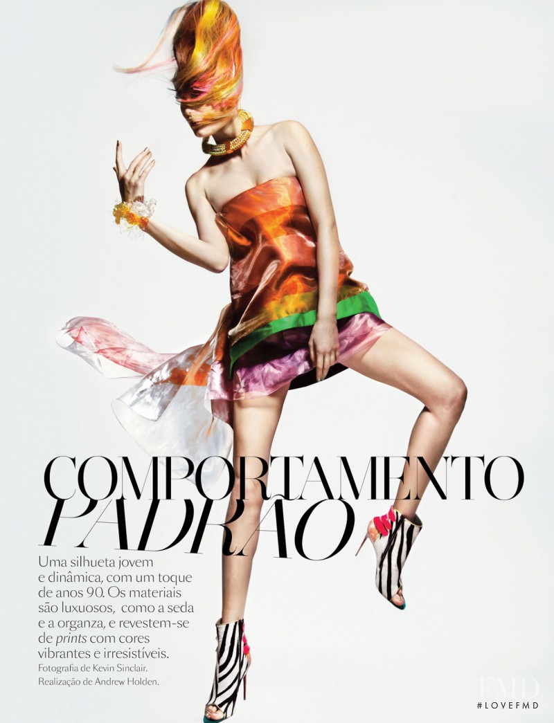 Alla Kostromicheva featured in Comportamento Padrao, May 2013