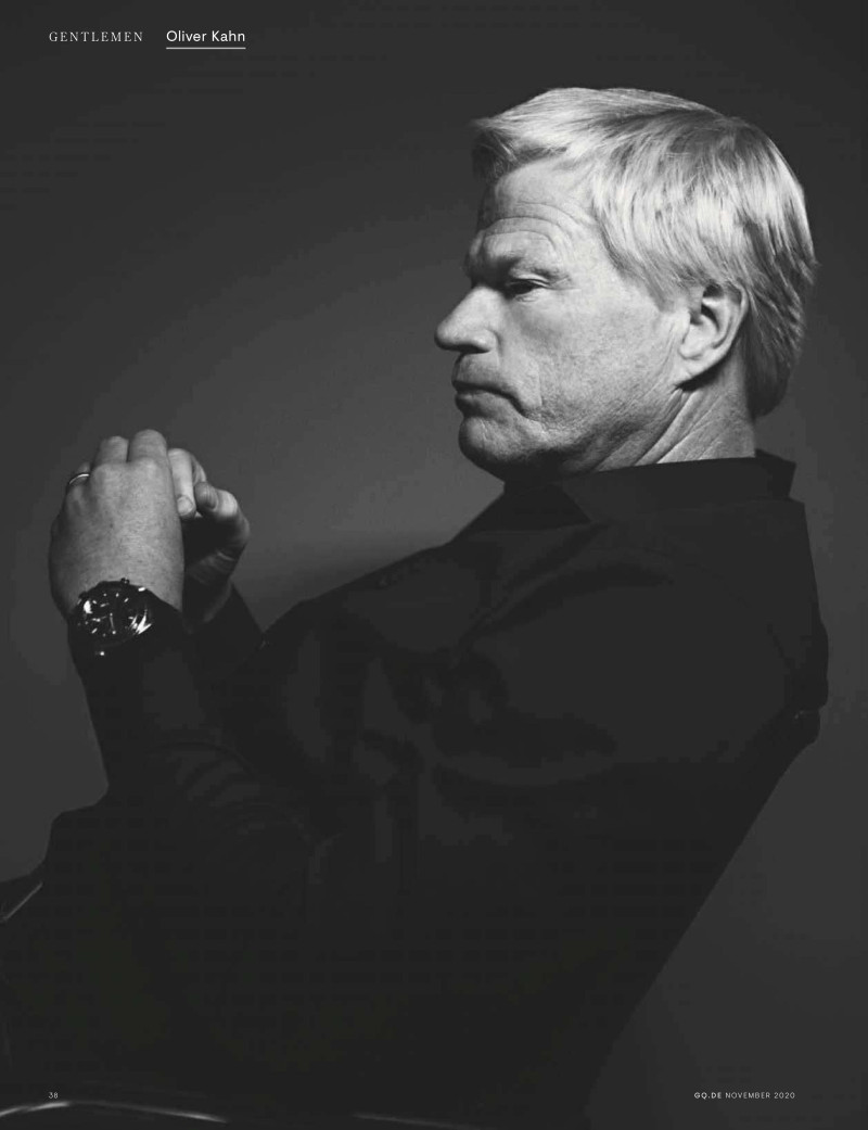 Gq Gentleman: Oliver Kahn, November 2020