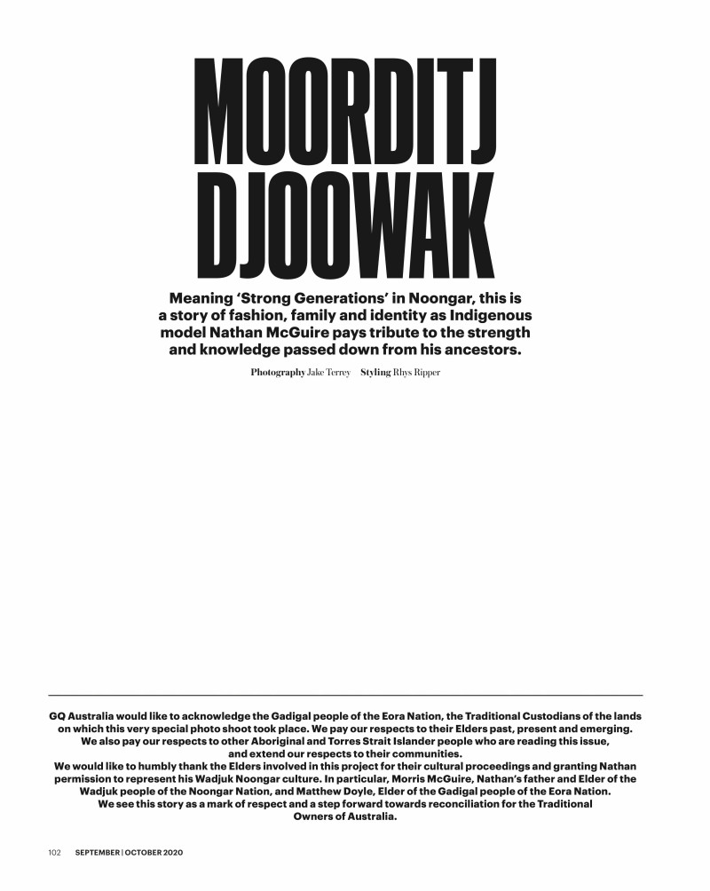 Moorditj Djoowak, September 2020