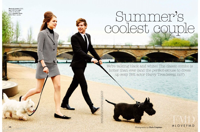 Estelle Yves featured in Summer\'s Coolest Couple, June 2013
