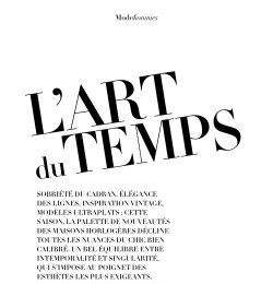 L\'art Du Temps