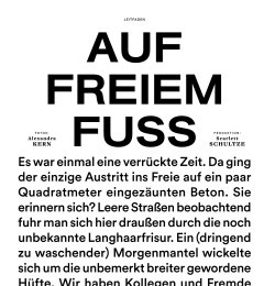 Auf Freiem Fuss