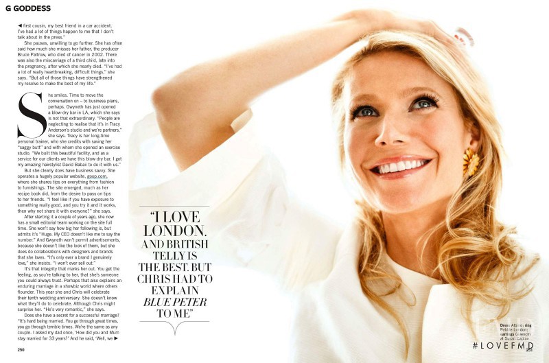 Gwyneth Paltrow featured in Gwyneth\'s Good To Go, June 2013