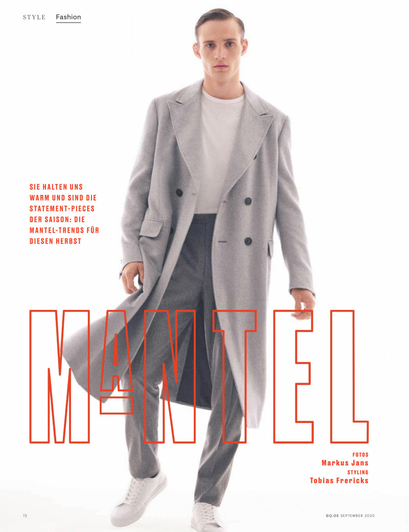 Julian Schneyder featured in Mantel Futter, September 2020