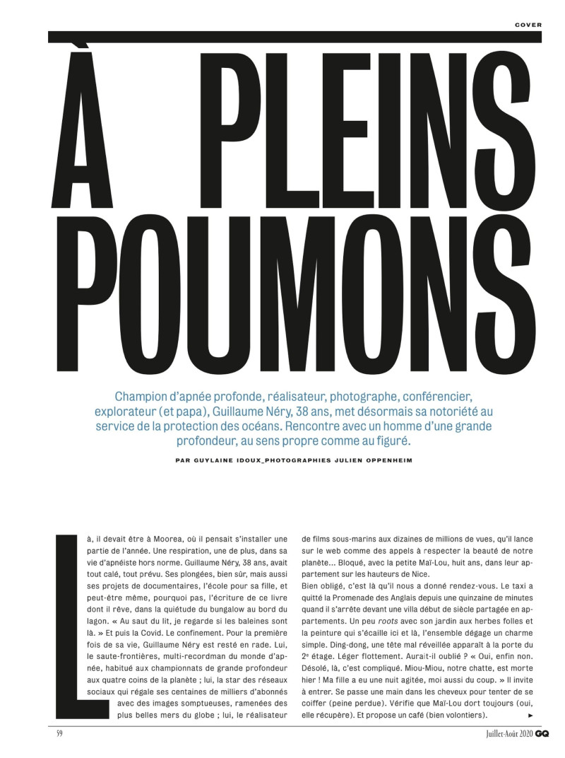 A Pleins Poumons, July 2020