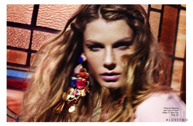 Angela Lindvall featured in Bohemian Soul, May 2013