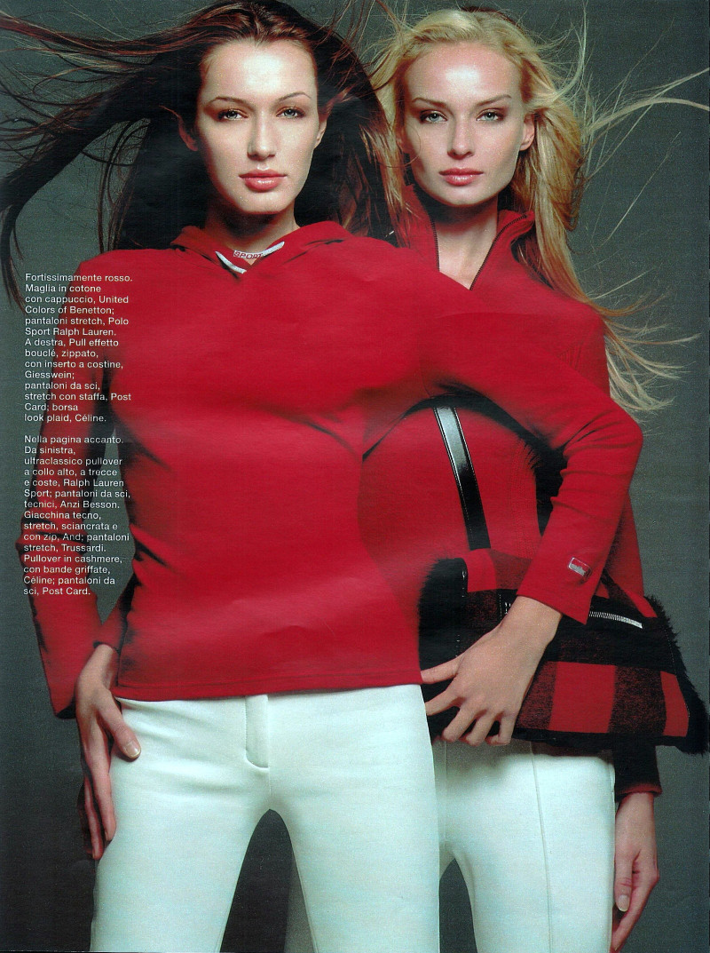 Katia Zygouli featured in Fashion Sport, November 2000