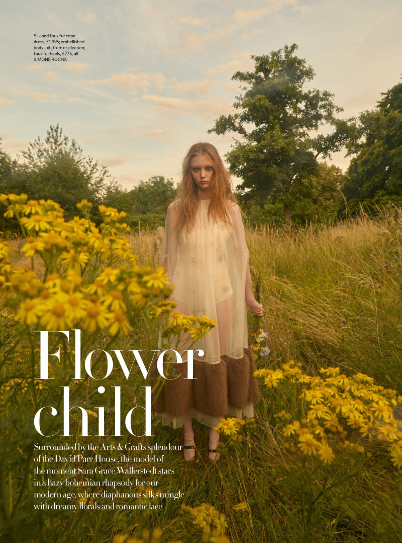 Sara Grace Wallerstedt featured in Flowerchild, October 2024