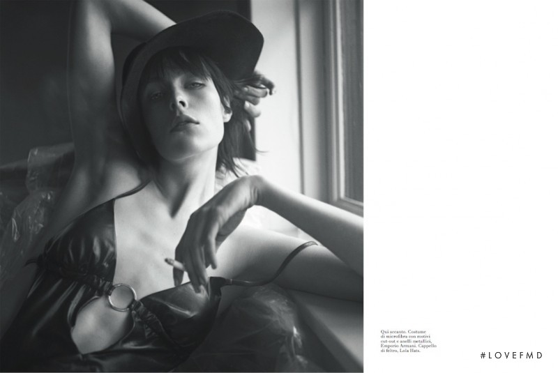 Edie Campbell featured in Broken English, May 2013