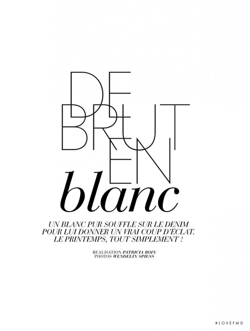 De Brut En Blanc, May 2013