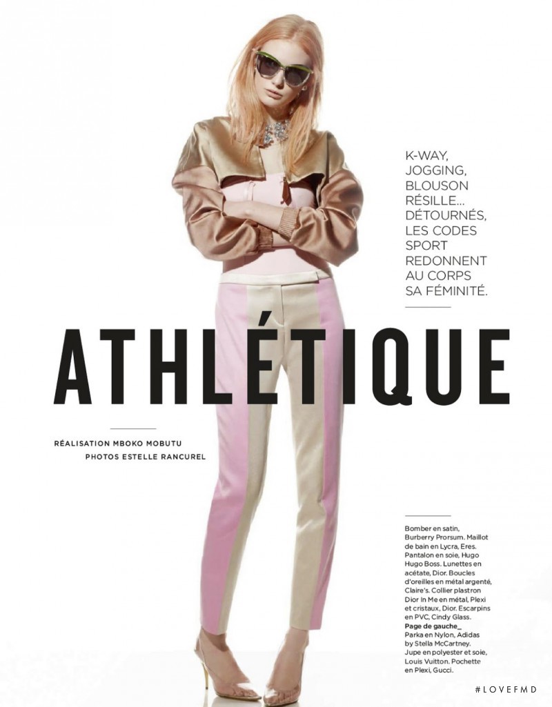 Clara Settje featured in Athletique, June 2013