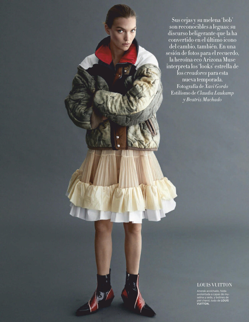 Arizona Muse featured in Arizona Baby, September 2020
