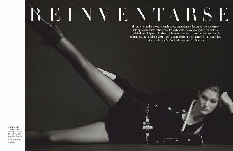 Lucia Lopez featured in Reinventarse, September 2020