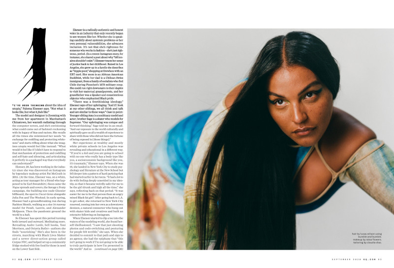 Paloma Elsesser featured in Fashion\'s Radical Beauty, September 2020