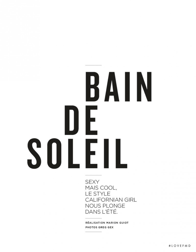 Bain De Soleil, June 2013