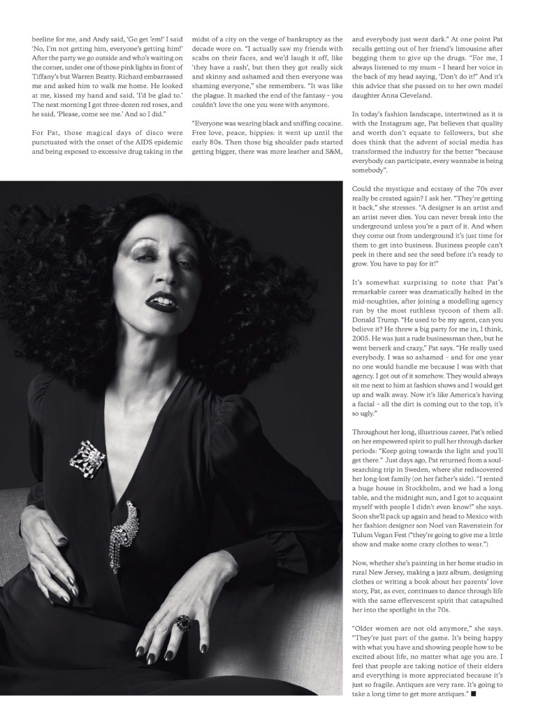 Pat Cleveland, September 2018