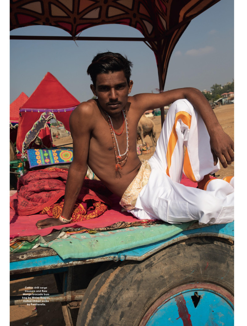Neeraj Saini featured in Graces Wales Bonner, March 2019