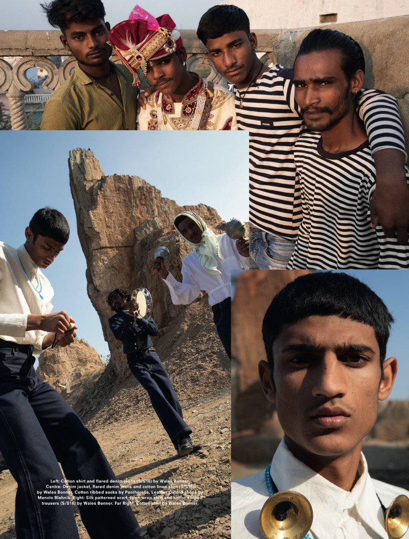Neeraj Saini featured in Graces Wales Bonner, March 2019