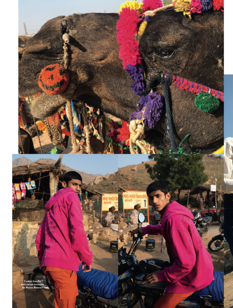 Neeraj Saini featured in Graces Wales Bonner, March 2019