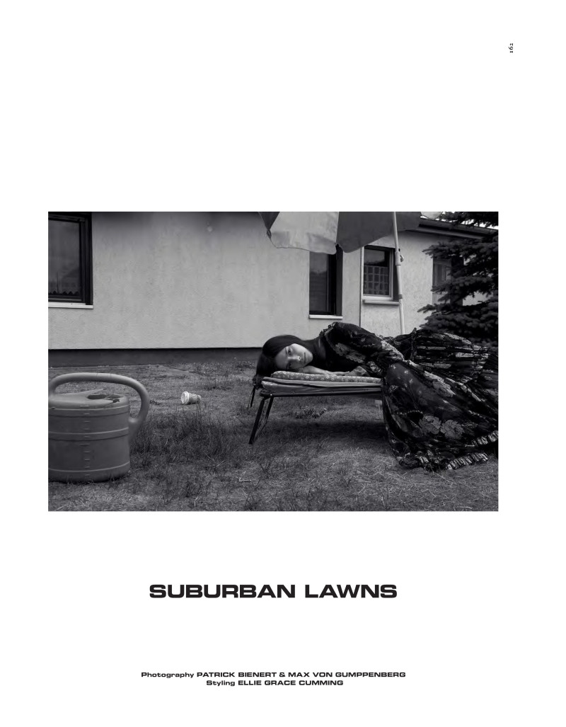 Eliza Petersen featured in Suburban Lawns, September 2018