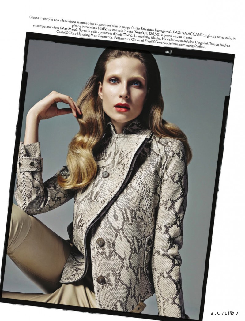 Masha Voronina featured in Giungla, May 2013