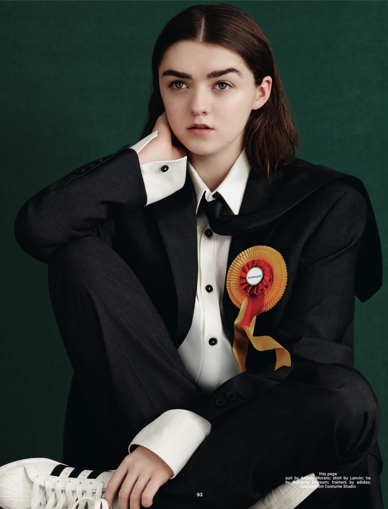 Maisie Williams featured in Absolutely Lawless, March 2015