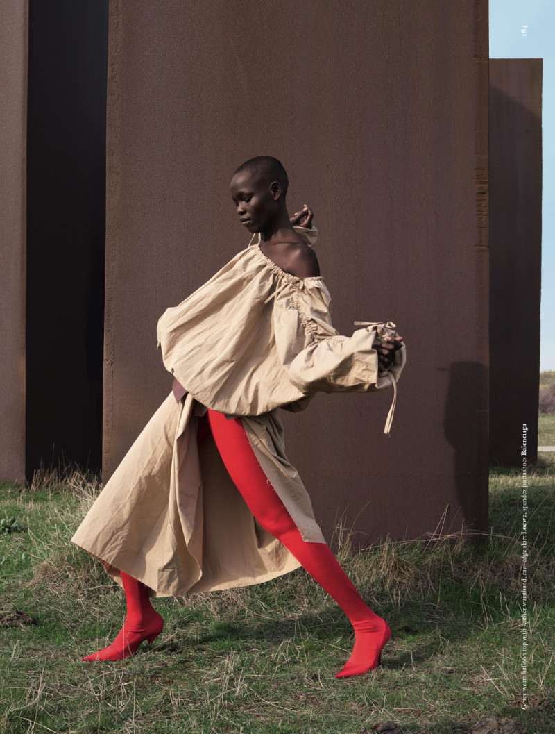 Alek Wek featured in Alek Wek & Grace Bol, June 2017