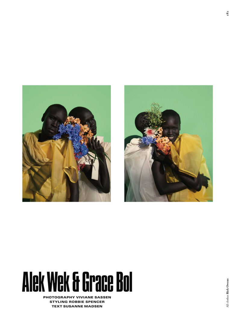 Alek Wek featured in Alek Wek & Grace Bol, June 2017