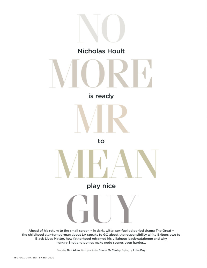 No More Mr Mean Guy, September 2020