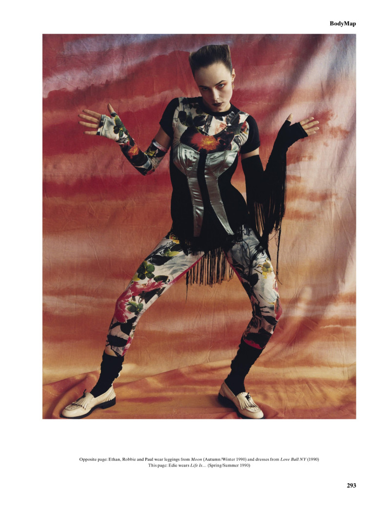 Edie Campbell featured in The Legendary: BodyMap, September 2018