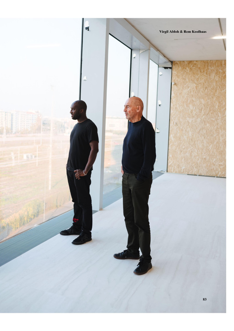 Face A Face: Virgil Abloh & Rem Koolhaas, September 2017