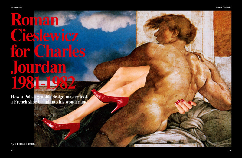 Retrospective. Roman Cieslewicz for Charles Jourdan, July 2020