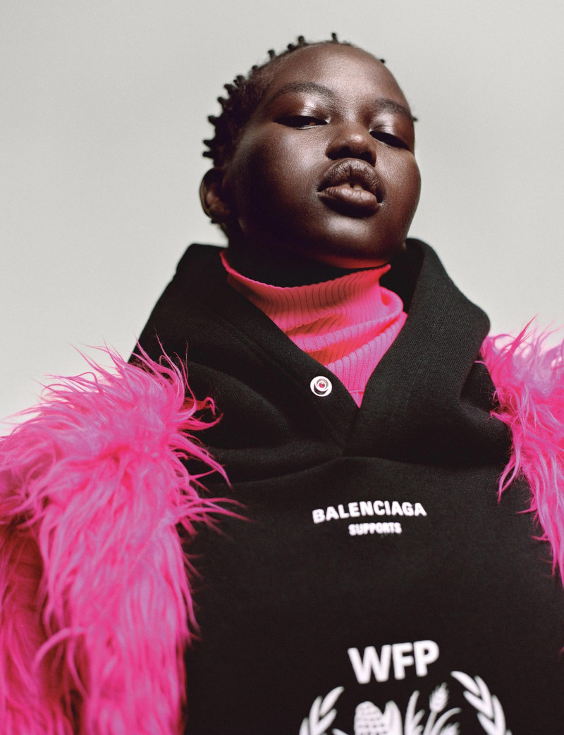 Adut Akech Bior featured in How Fashion Can Change The World, September 2018