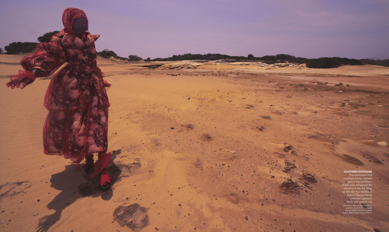 Adut Akech Bior featured in Brave Land, May 2020