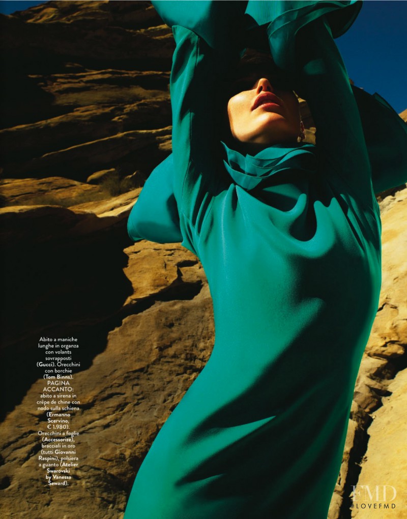 Edda Petursdottir featured in Colori Nel Deserto, May 2013